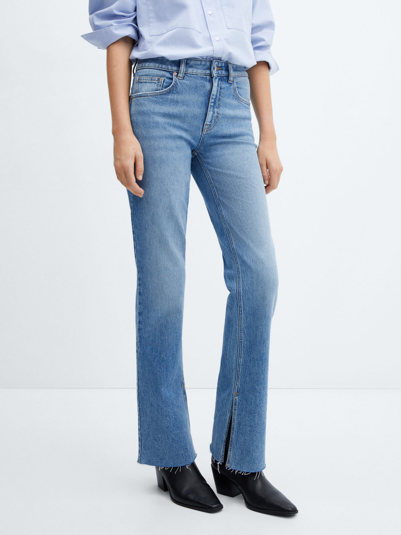 Прямі джинси MANGO Elle модель 67003274_TM Фото