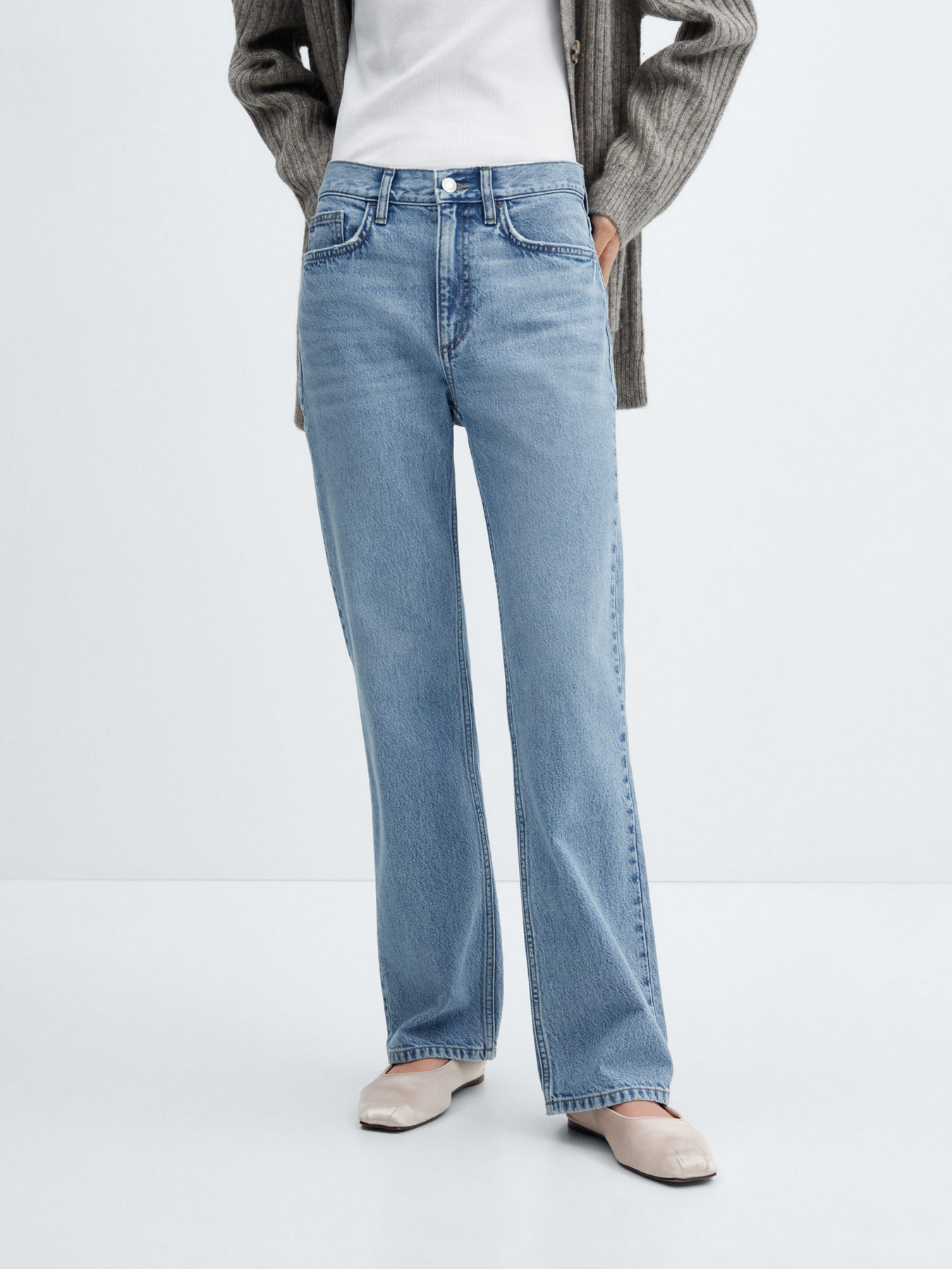 Прямые джинсы MANGO Matilda модель 67044021_TM Прямые джинсы MANGO Matilda модель 67044021_TM Фото