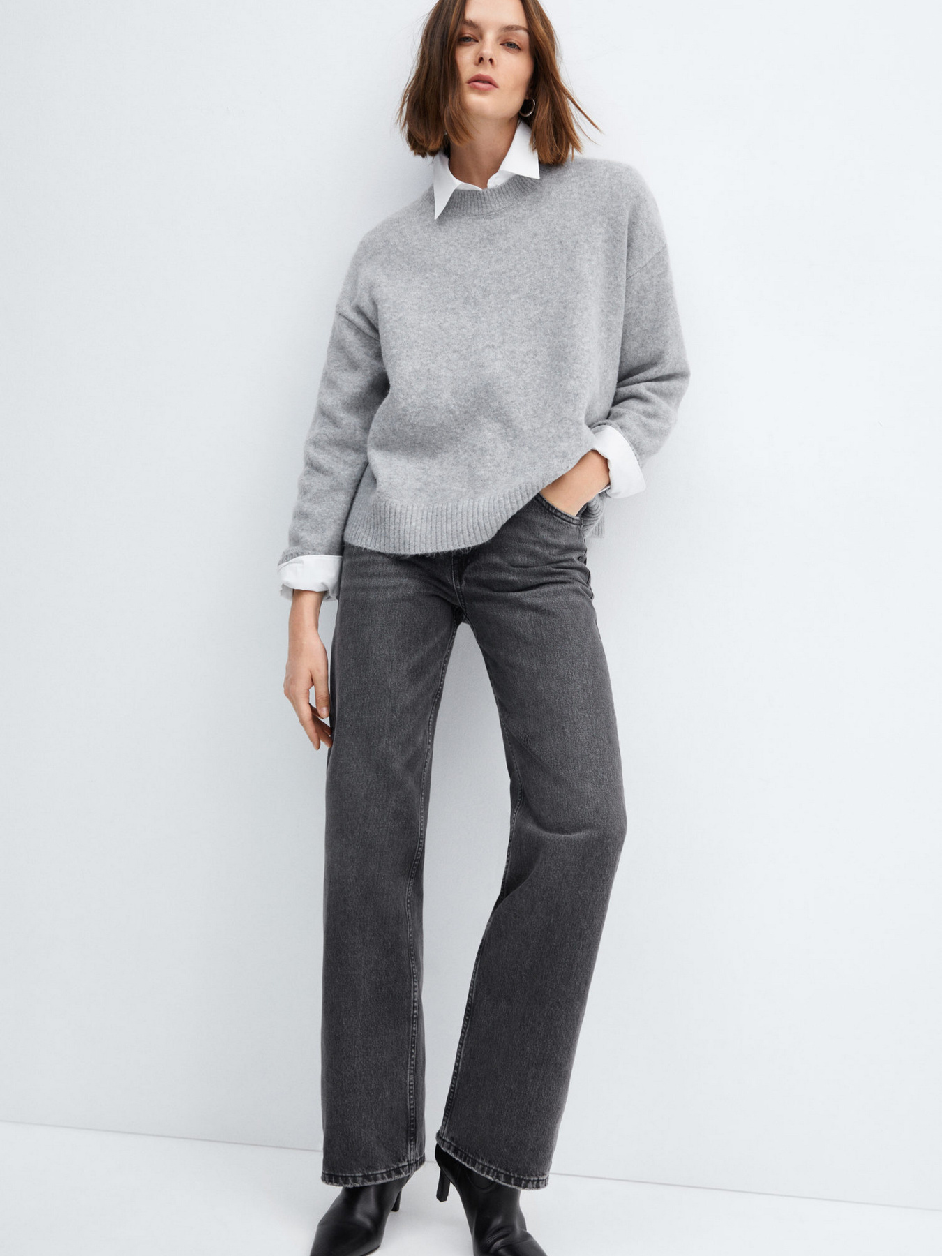 Прямі джинси MANGO Miami модель 67003270_TN Фото