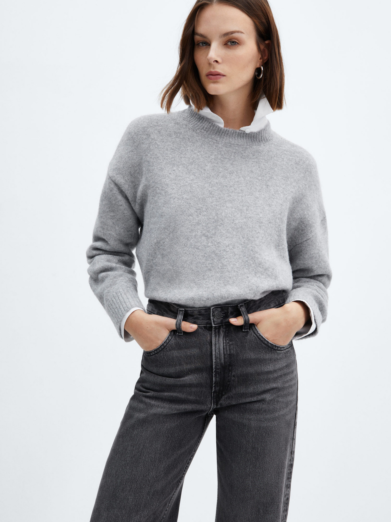 Прямые джинсы MANGO Miami модель 67003270_TN Прямые джинсы MANGO Miami модель 67003270_TN Фото