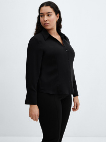 Рубашка повседневная MANGO Ochi модель 67073262_99 Рубашка повседневная MANGO Ochi модель 67073262_99 Фото