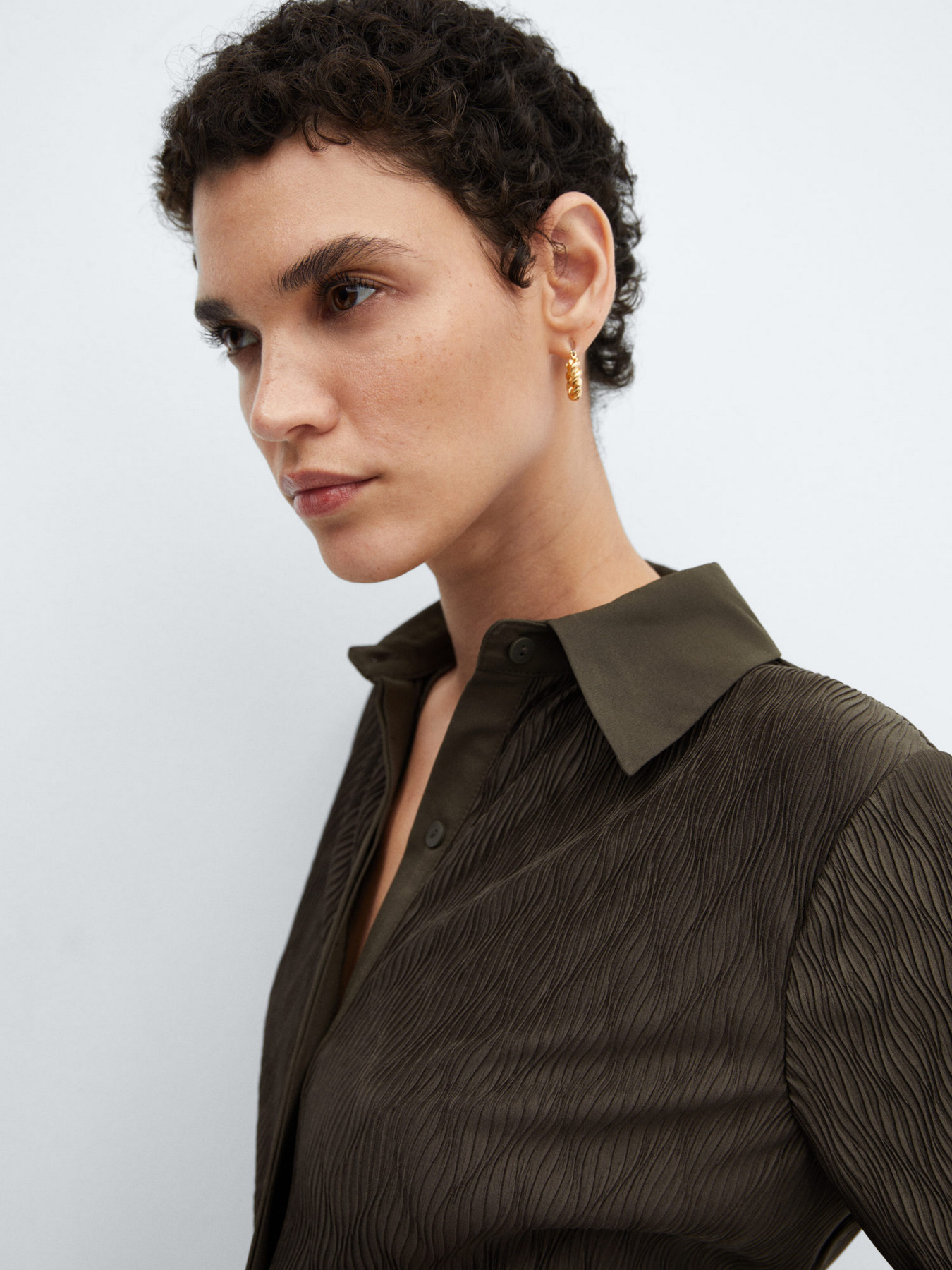 Рубашка MANGO Pili модель 67094040_37 Фото