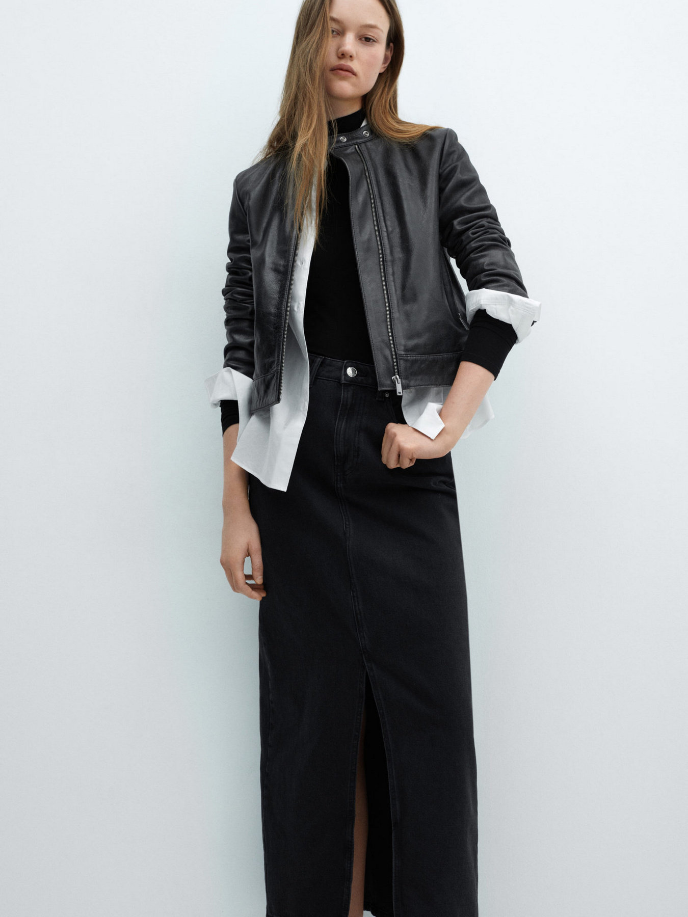 Юбка макси MANGO Aida модель 67040261_TN Фото