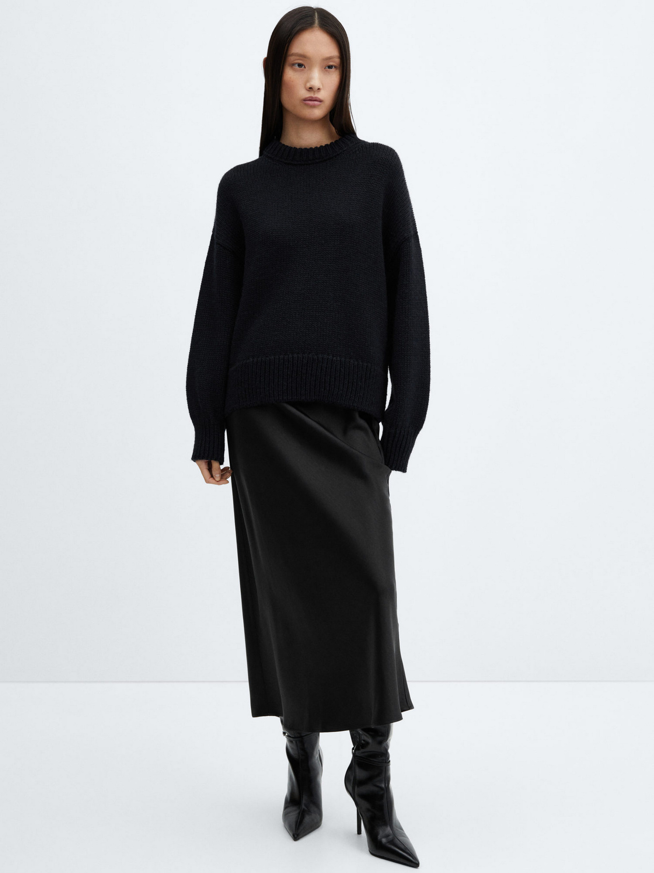 Спідниця міді MANGO Mia модель 67030461_99 Фото