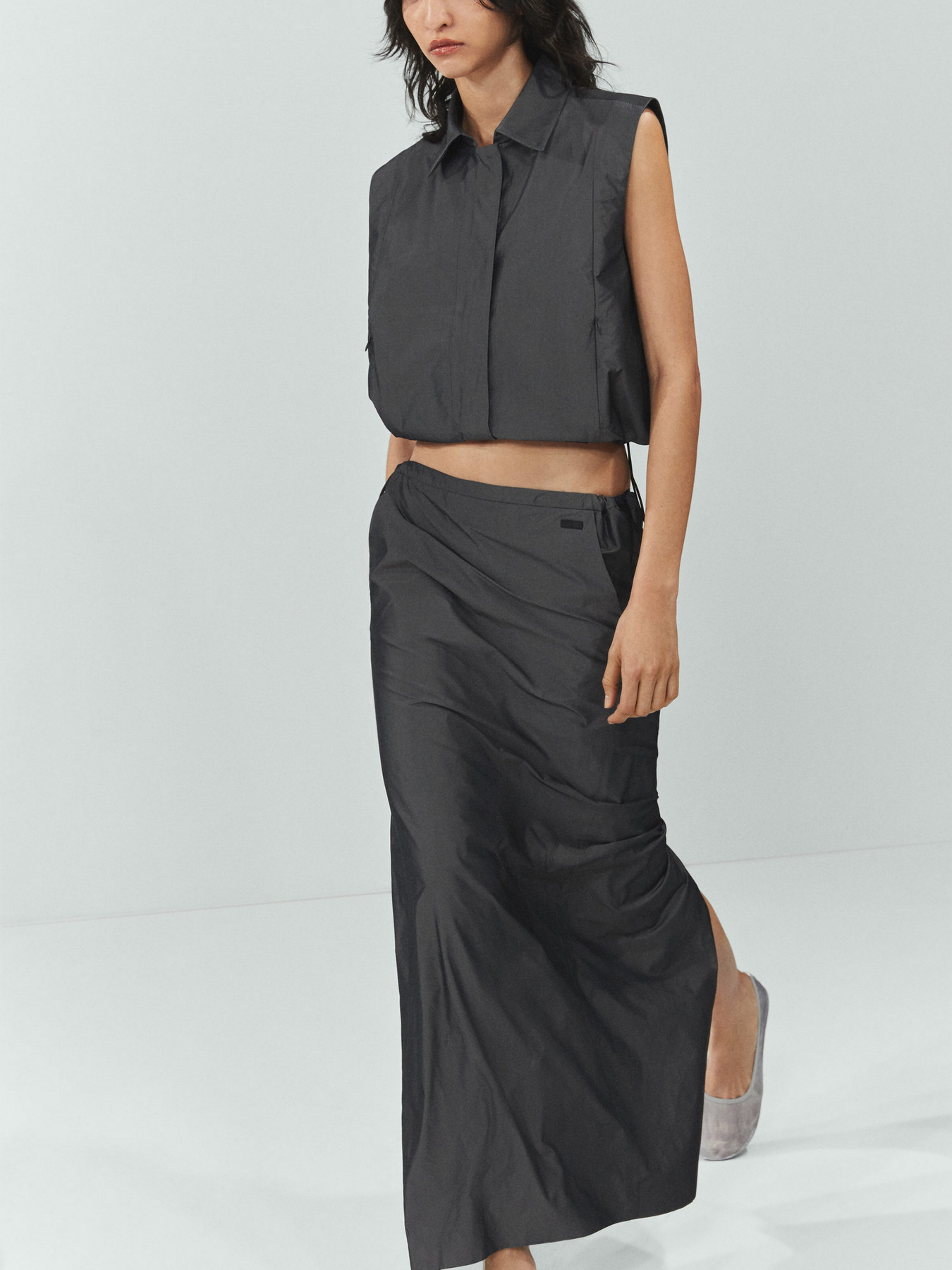 Спідниця максі MANGO Orco модель 67073699_92 Фото