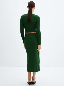 Юбка миди MANGO Prinches модель 67043264_43 Фото