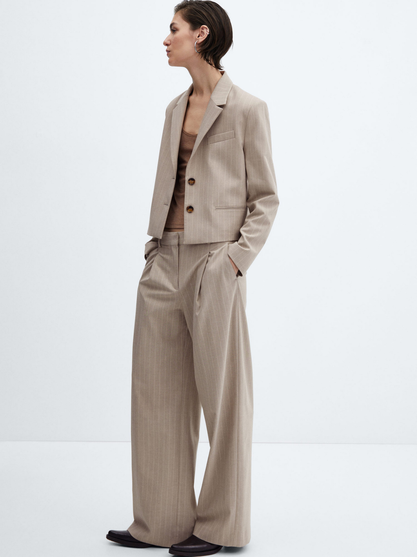 Штани класичні MANGO Florida модель 67074044_8 Фото