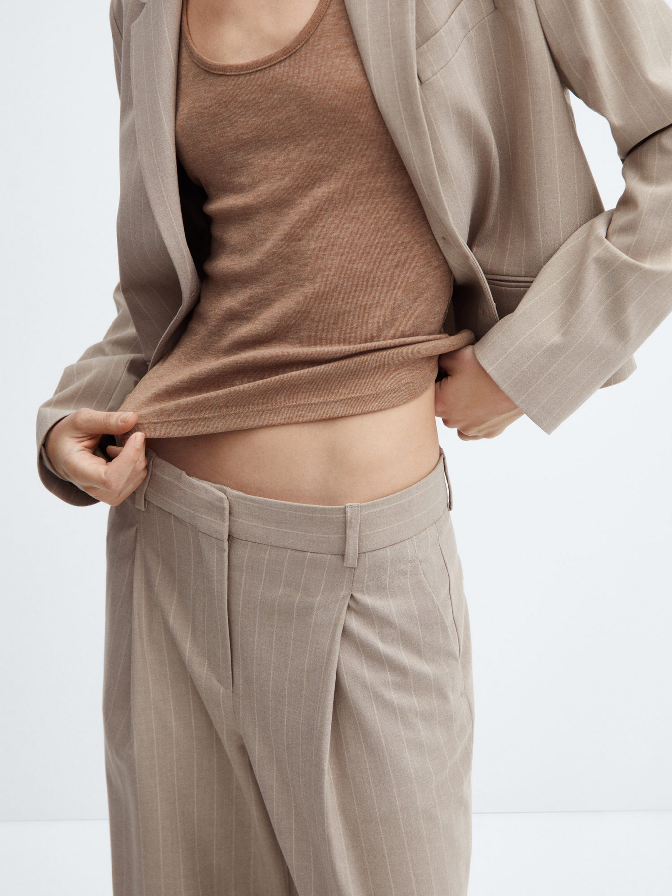 Класичні штани MANGO Florida модель 67074044_8 Фото