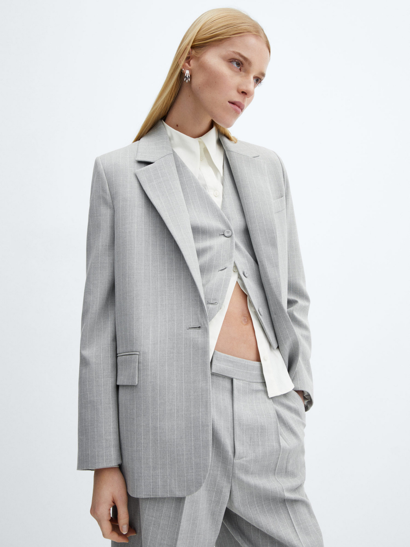 Класичні штани MANGO Rayita модель 67064072_94 Фото