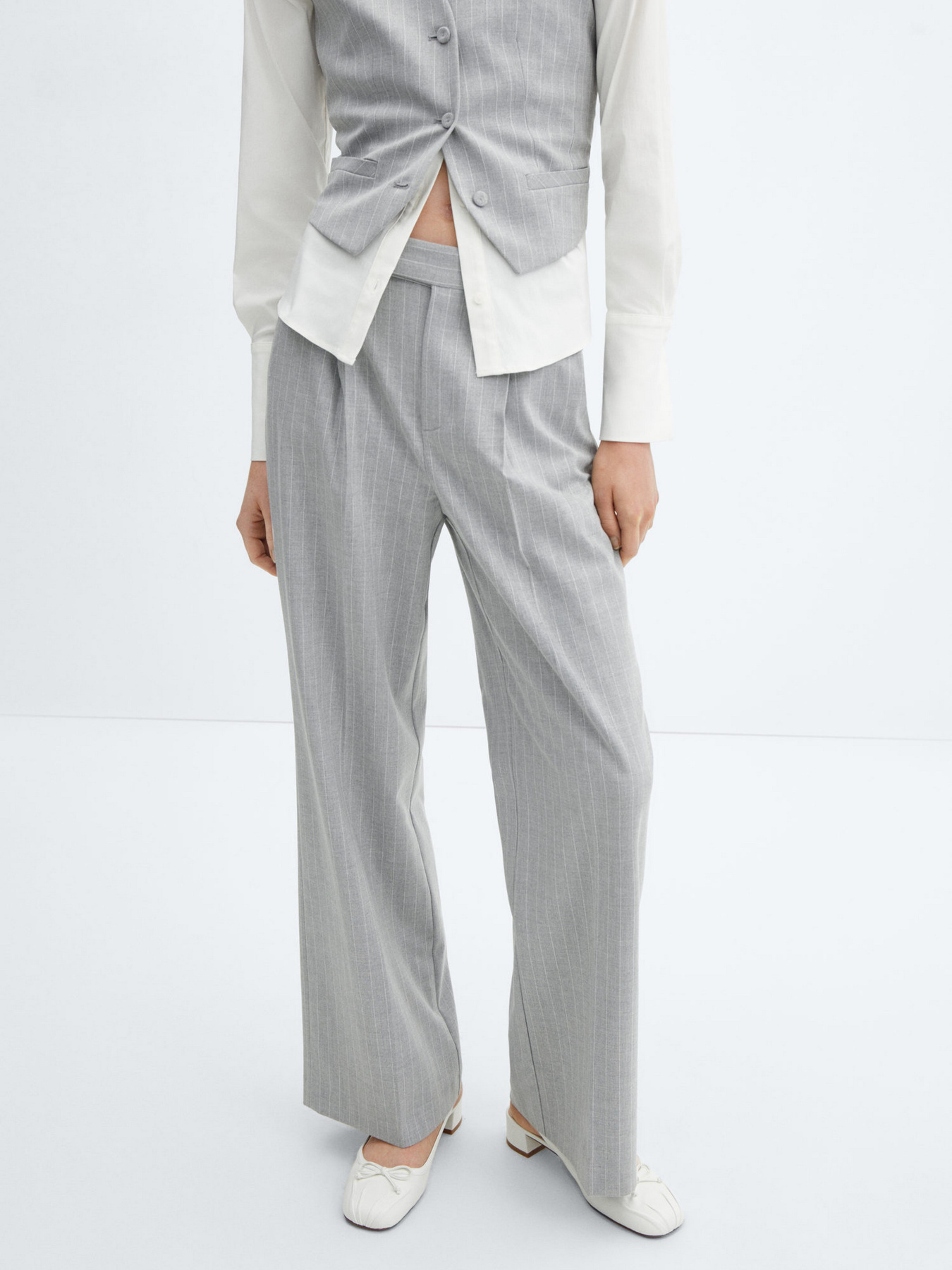 Класичні штани MANGO Rayita модель 67064072_94 Фото