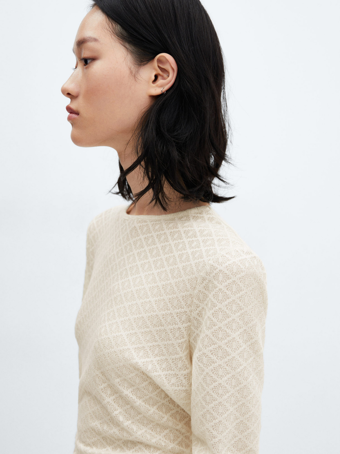 Лонгслів MANGO модель 67020467_5 Фото