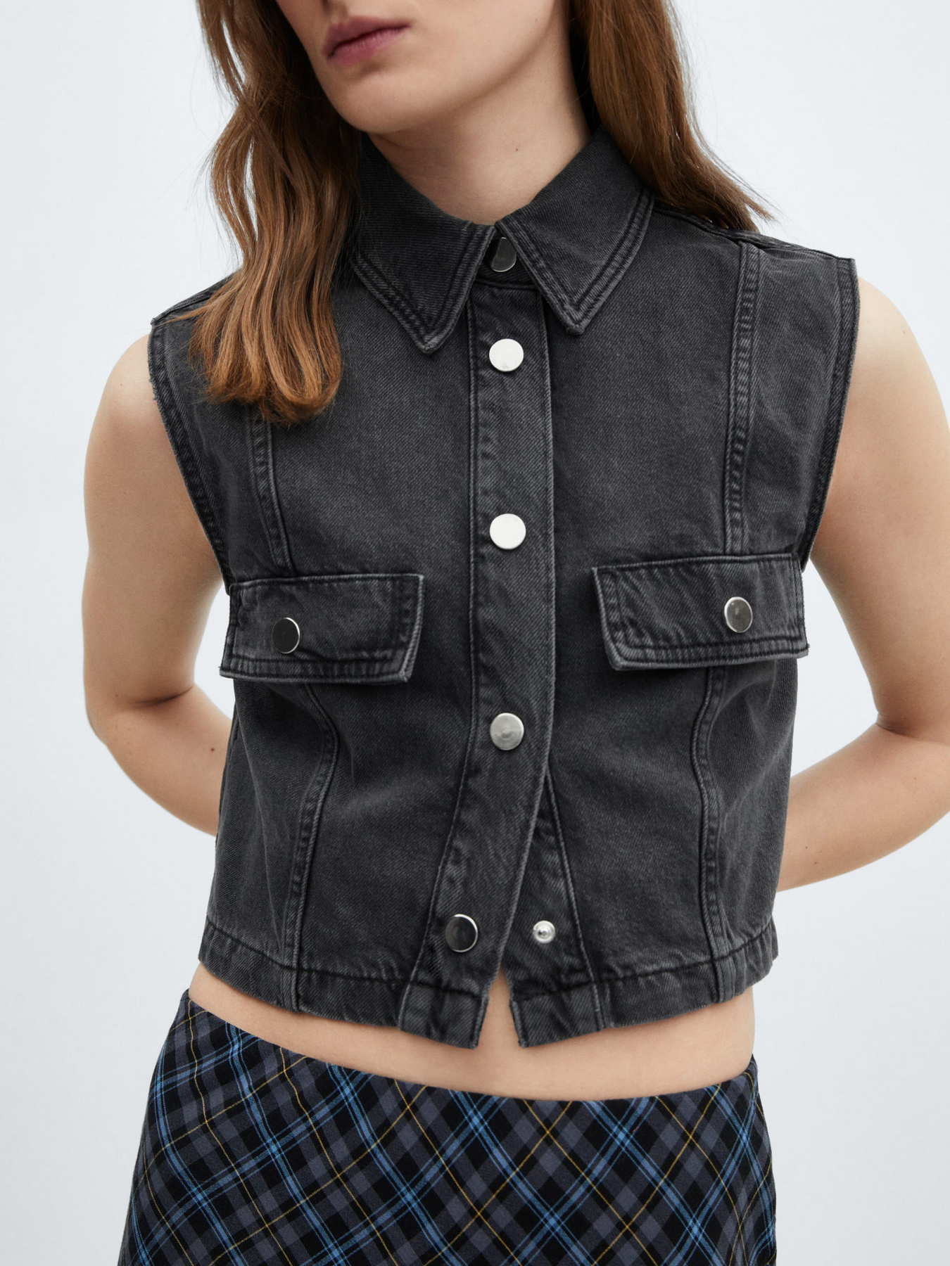 Жилет MANGO Talia модель 67094028_TU Фото