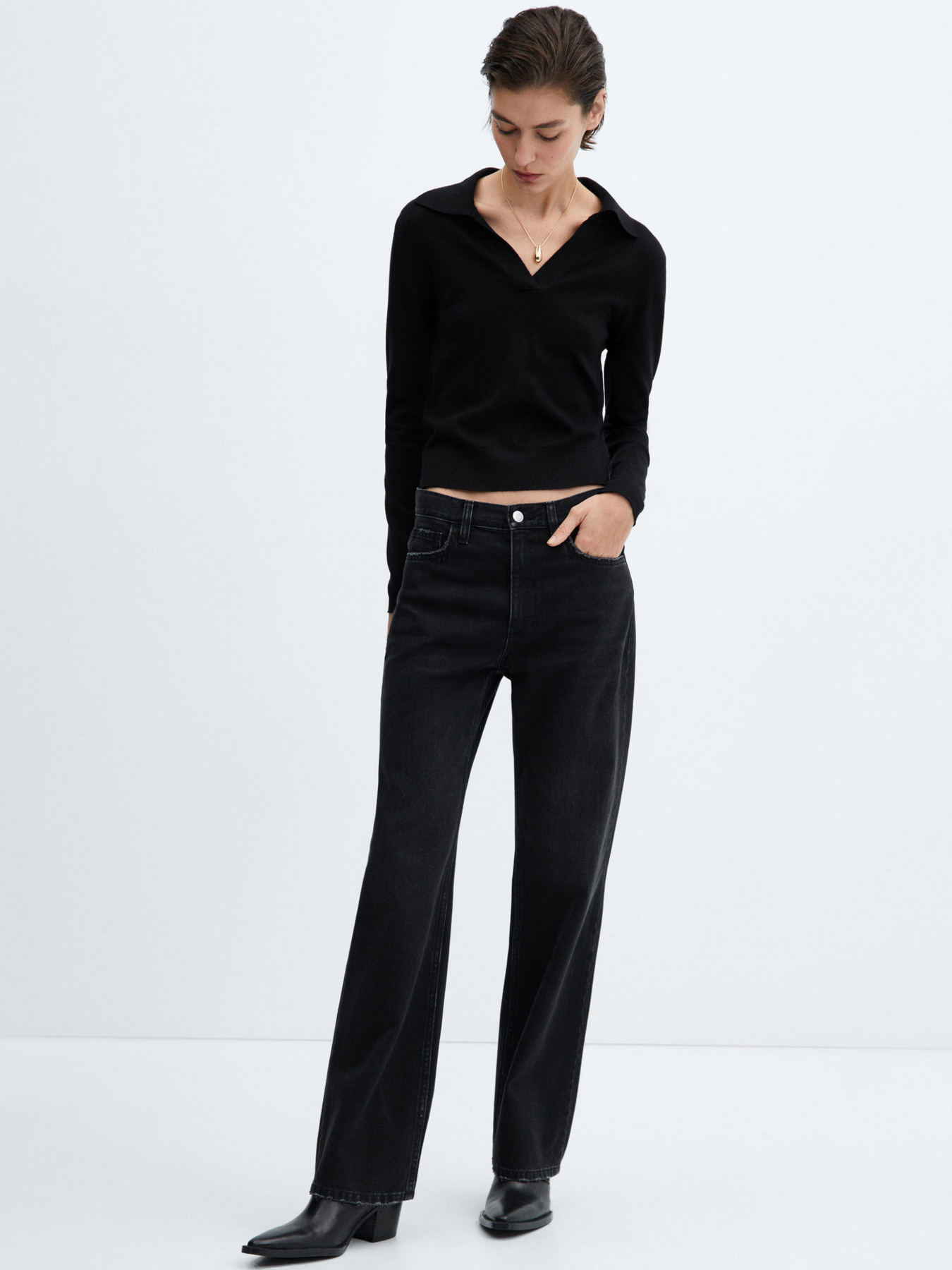 Прямі джинси MANGO Matilda модель 67004023_TN Фото