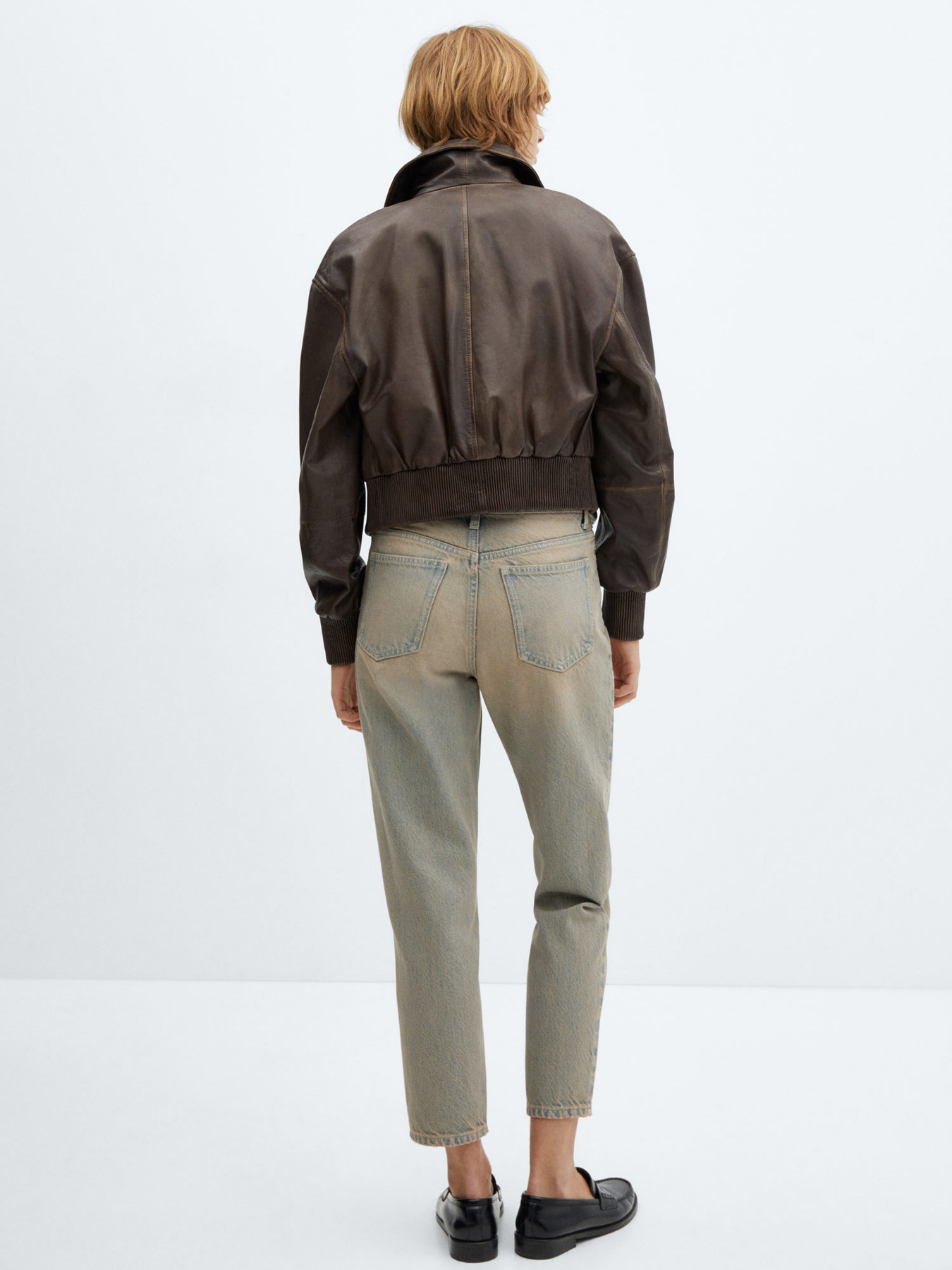 Прямые джинсы MANGO Mom2000 модель 67004024_DI Фото