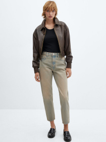 Прямые джинсы MANGO Mom2000 модель 67004024_DI Фото