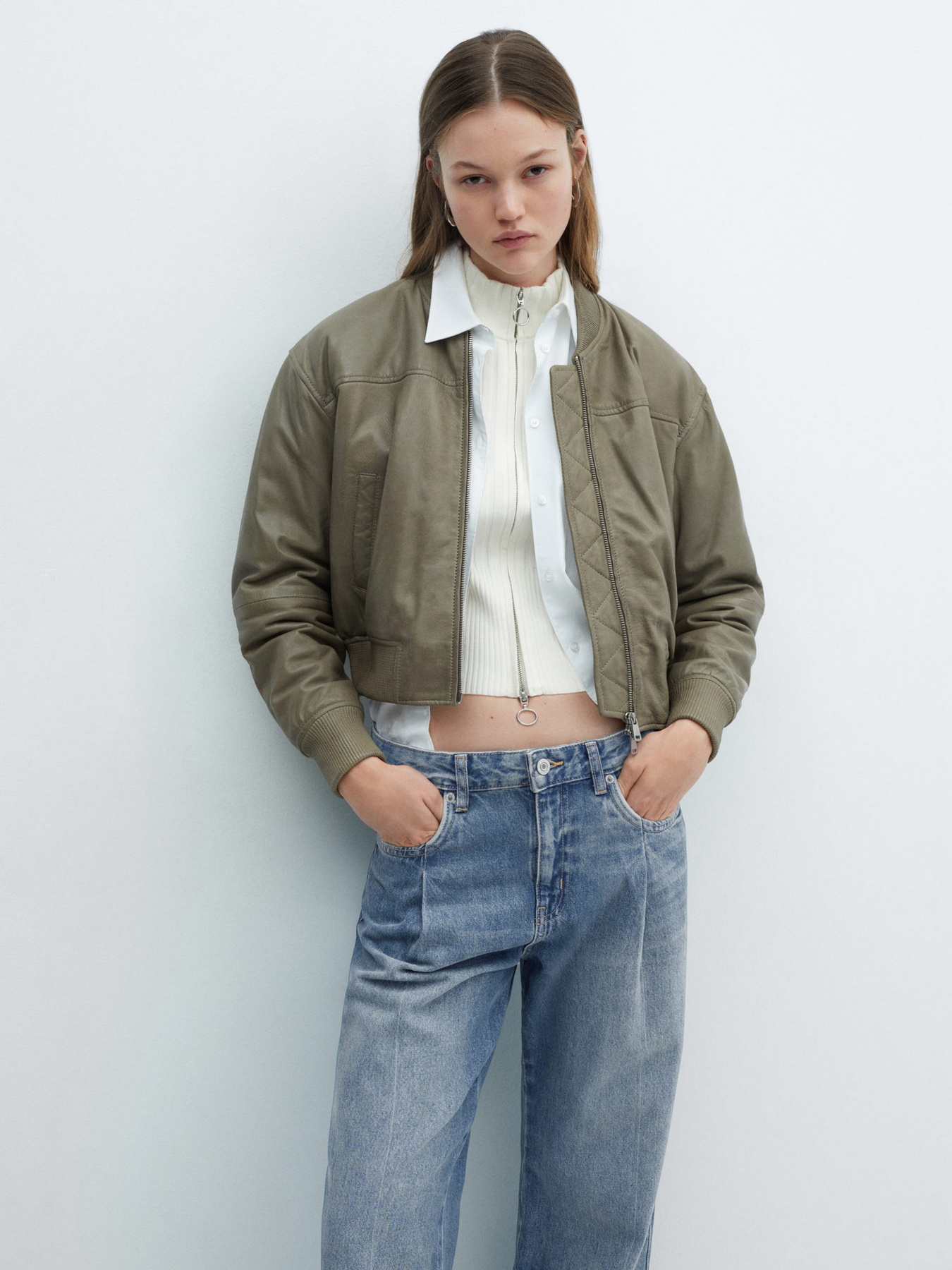 Джинсы мом MANGO Bell модель 67014028_TM Фото