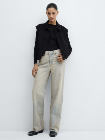 Широкие джинсы MANGO Denver модель 67045142_DC Фото