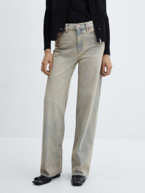 Широкие джинсы MANGO Denver модель 67045142_DC Фото