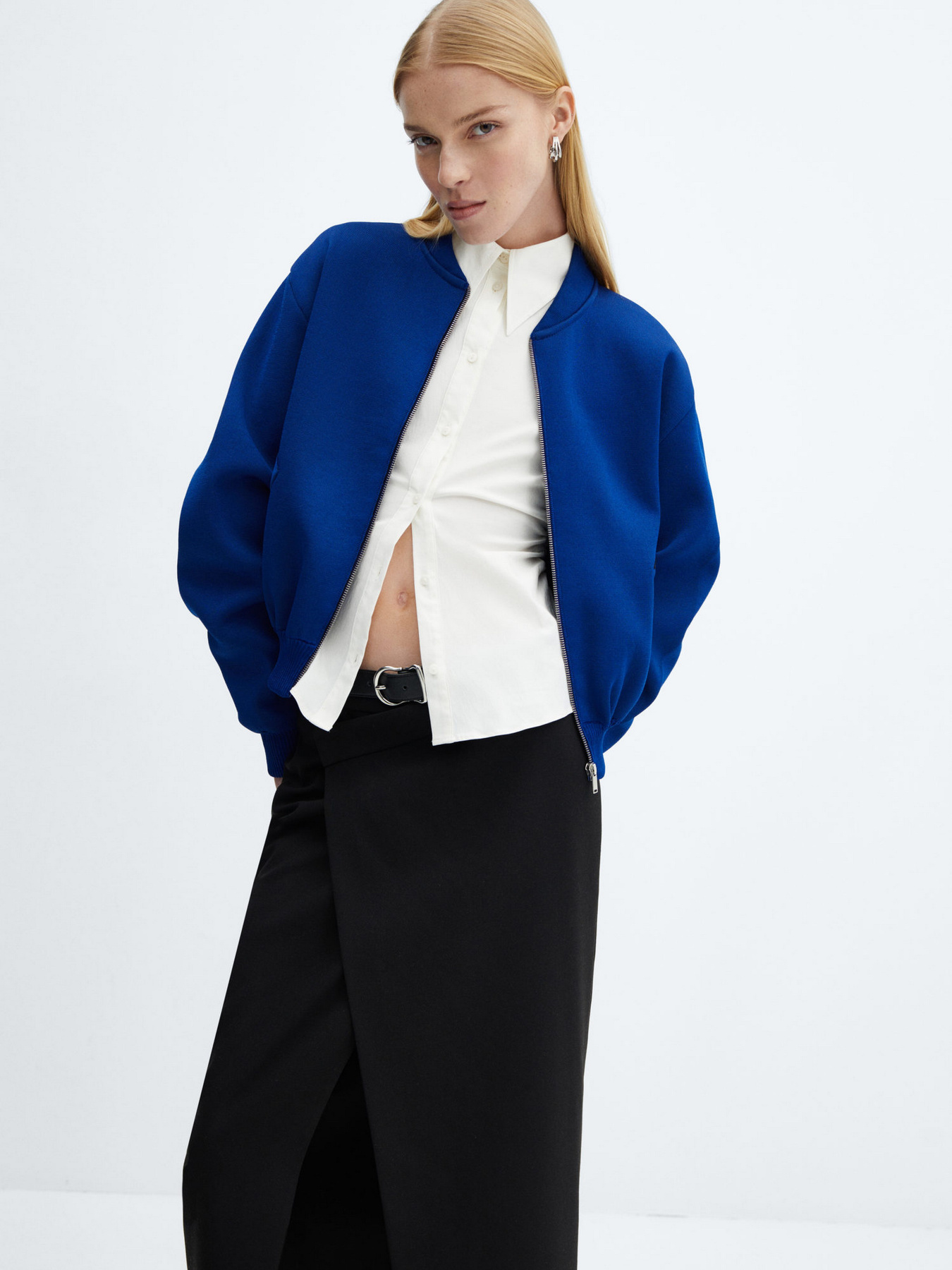 Бомбер MANGO Bulerias модель 67054064_53 Бомбер MANGO Bulerias модель 67054064_53 Фото