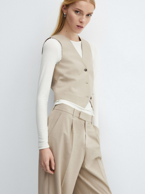 Класичний жилет MANGO Maura модель 67054072_8 Фото