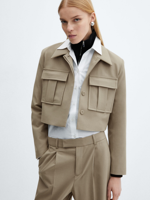 Жакет MANGO Dakota модель 67064071_35 Фото