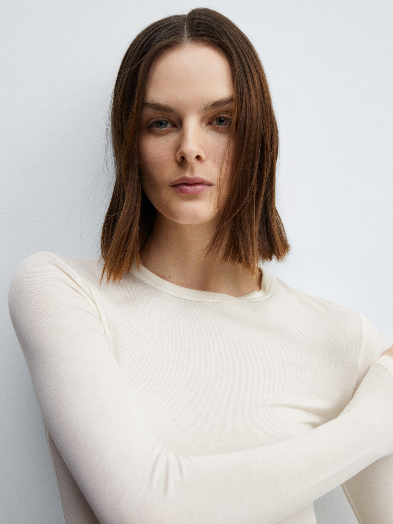 Лонгслив MANGO Second модель 67064479_5 Фото