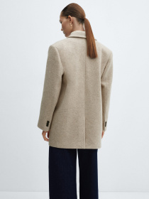 Пальто MANGO Up модель 67064783_91 Фото