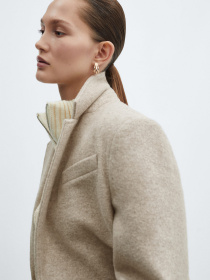 Пальто MANGO Up модель 67064783_91 Фото