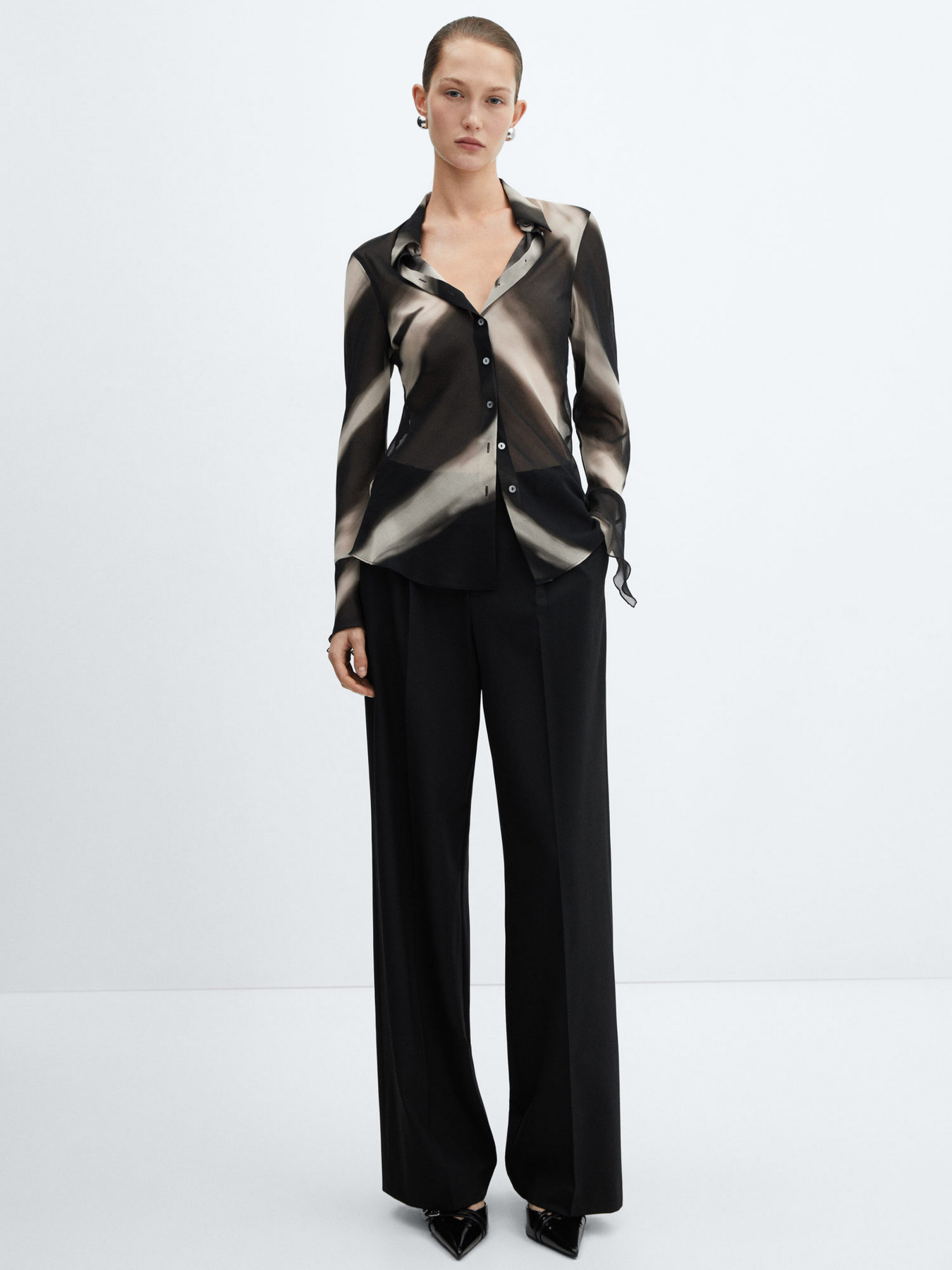 Блуза MANGO Allegra модель 67064791_99 Фото