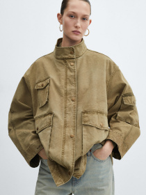 Джинсовая куртка MANGO Africa модель 67066316_37 Фото