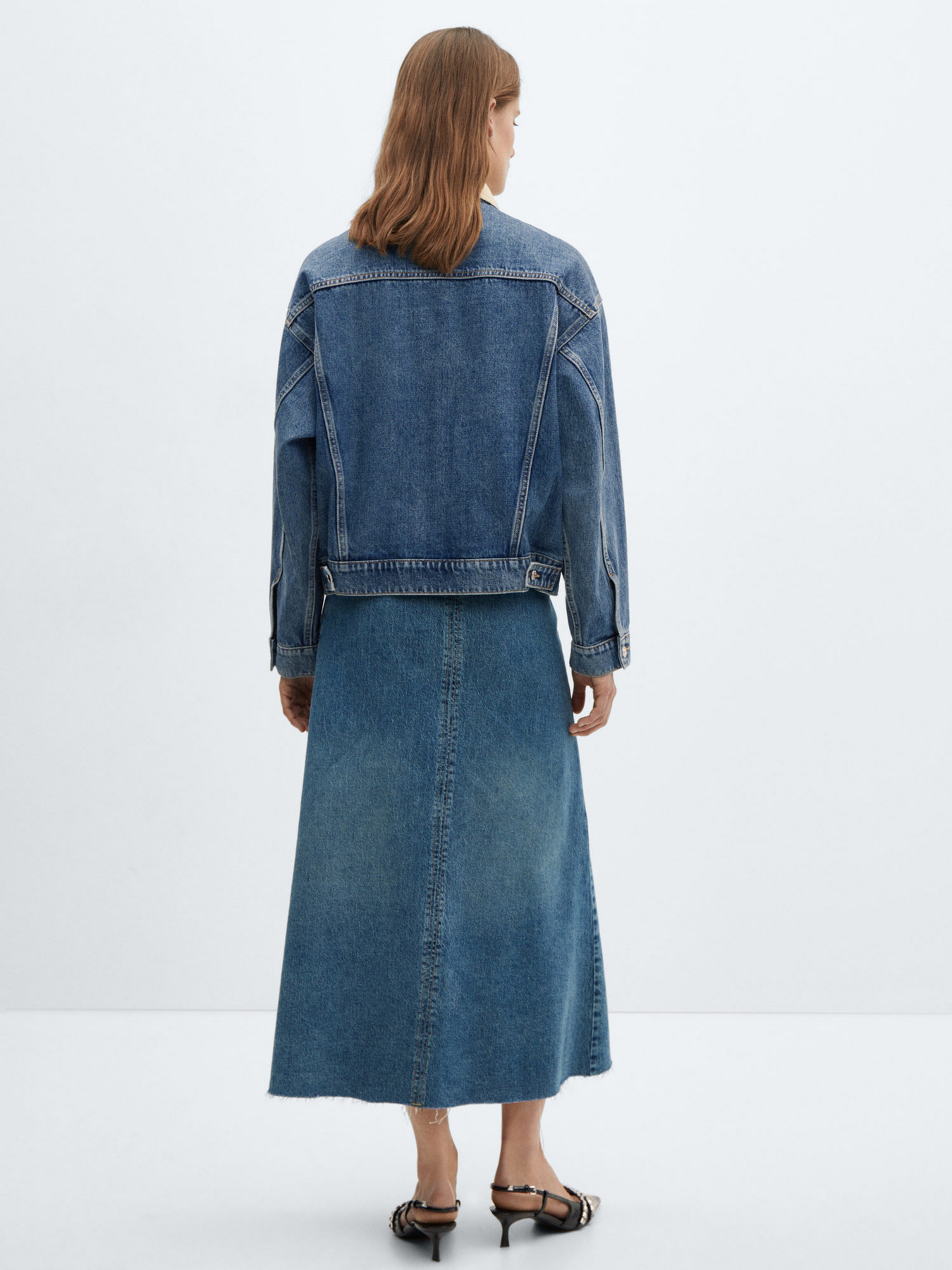 Джинсовая куртка MANGO Rooster модель 67074021_TM Фото