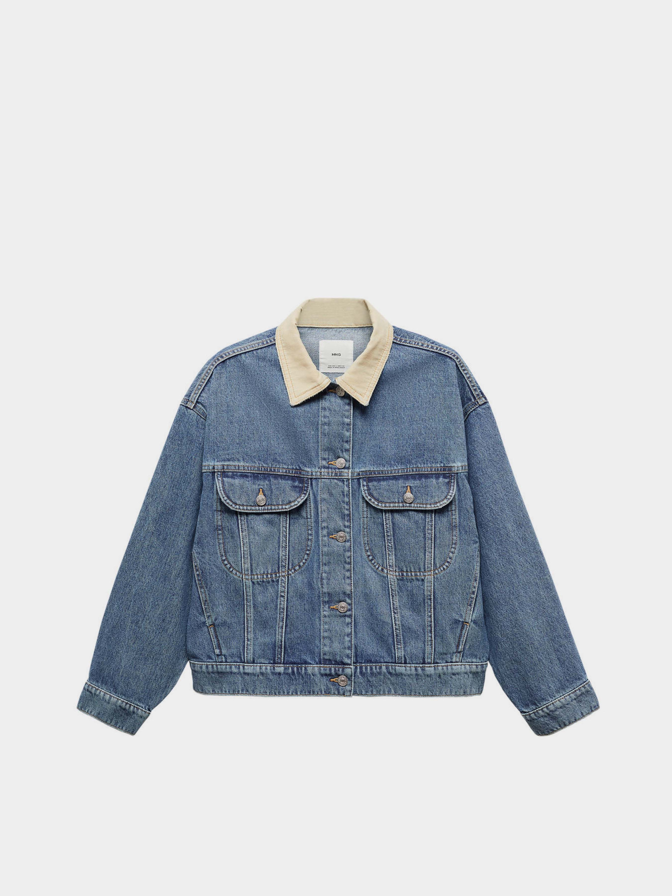 Джинсовая куртка MANGO Rooster модель 67074021_TM Фото