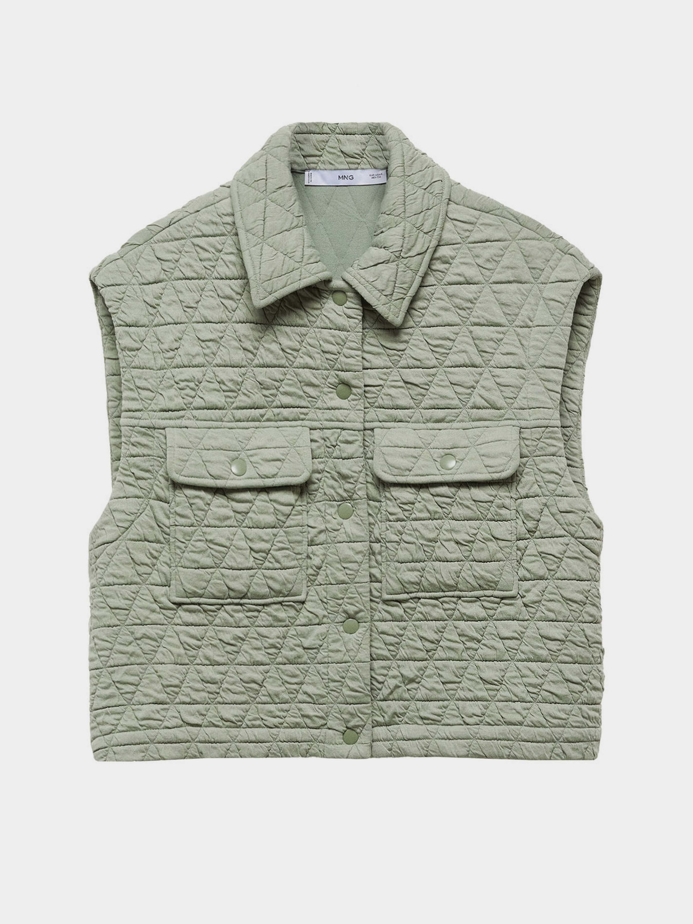 Жилет с утеплителем MANGO Limba модель 67074034_40 Фото