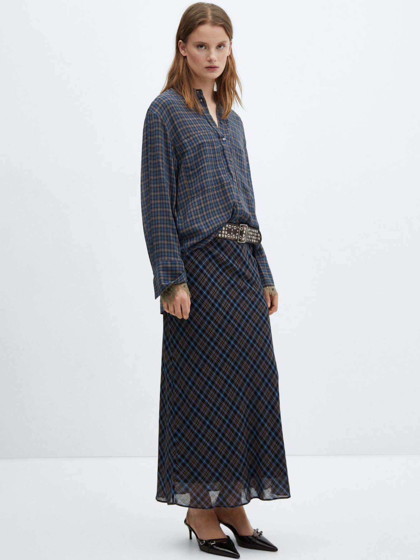 Юбка макси MANGO Maria модель 67074064_52 Фото