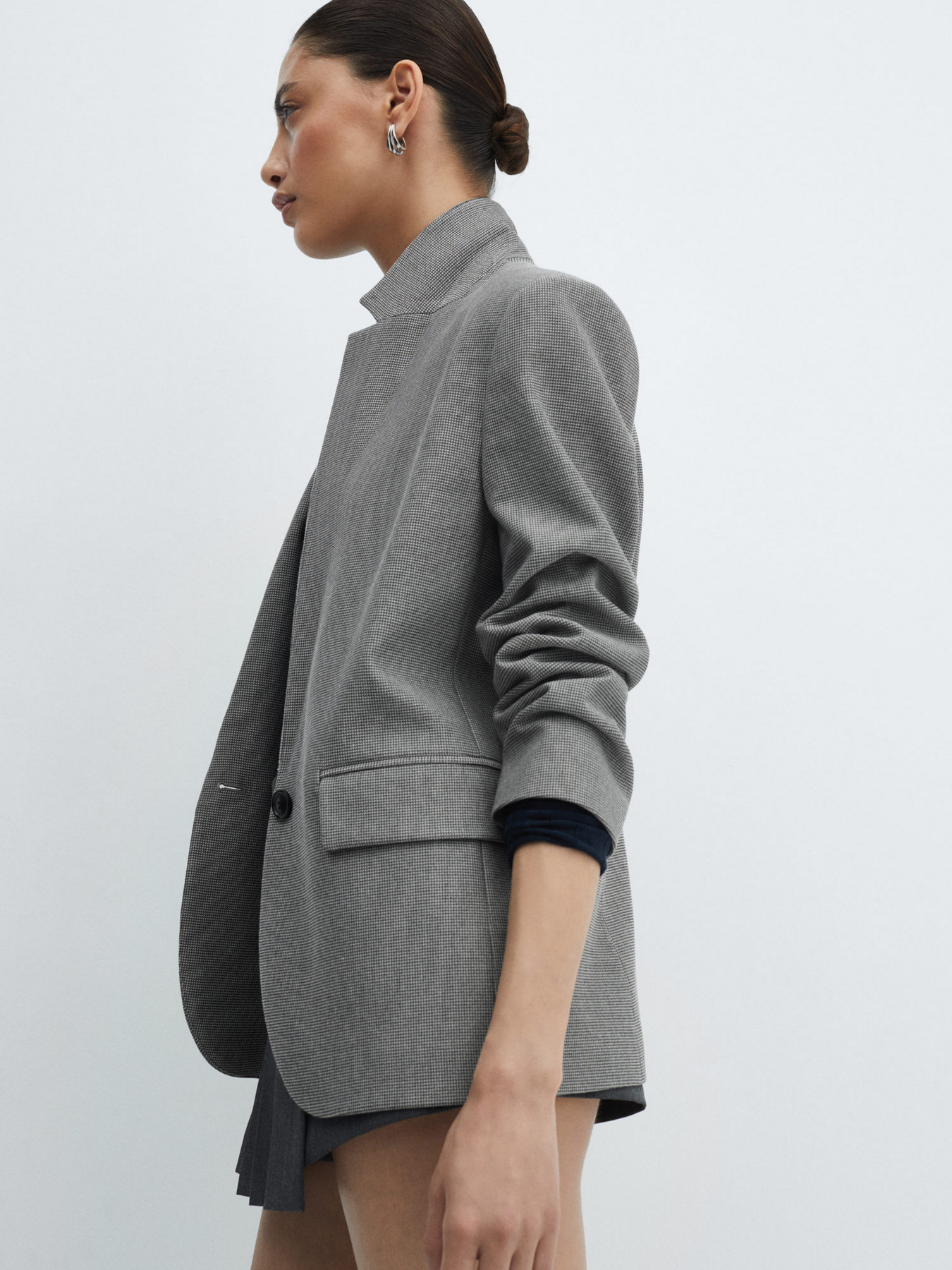 Пиджак MANGO Ava модель 67074454_99 Фото