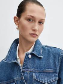 Джинсова куртка MANGO Susan модель 67075141_TM Фото