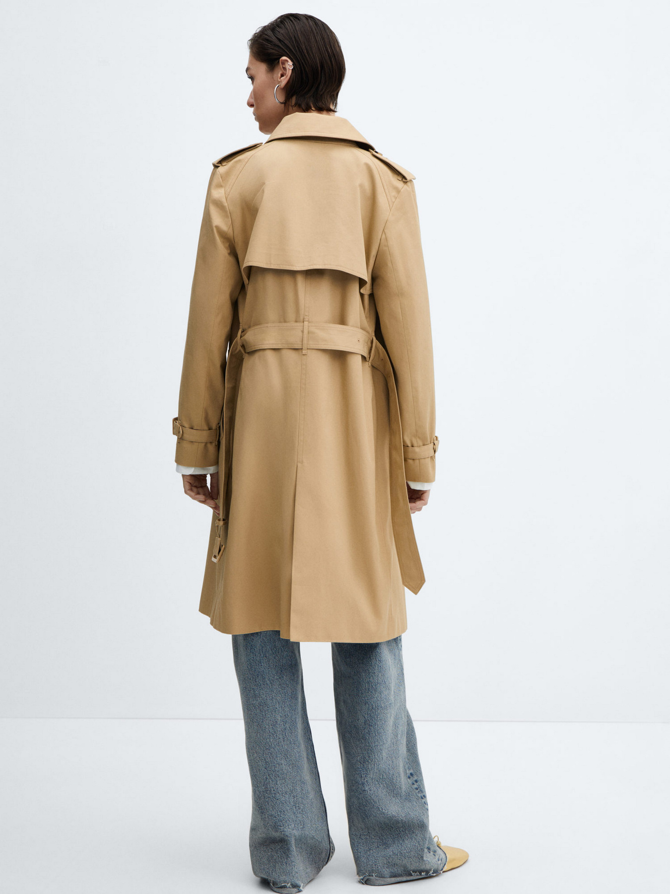 Тренч MANGO Polana модель 67084018_8 Фото