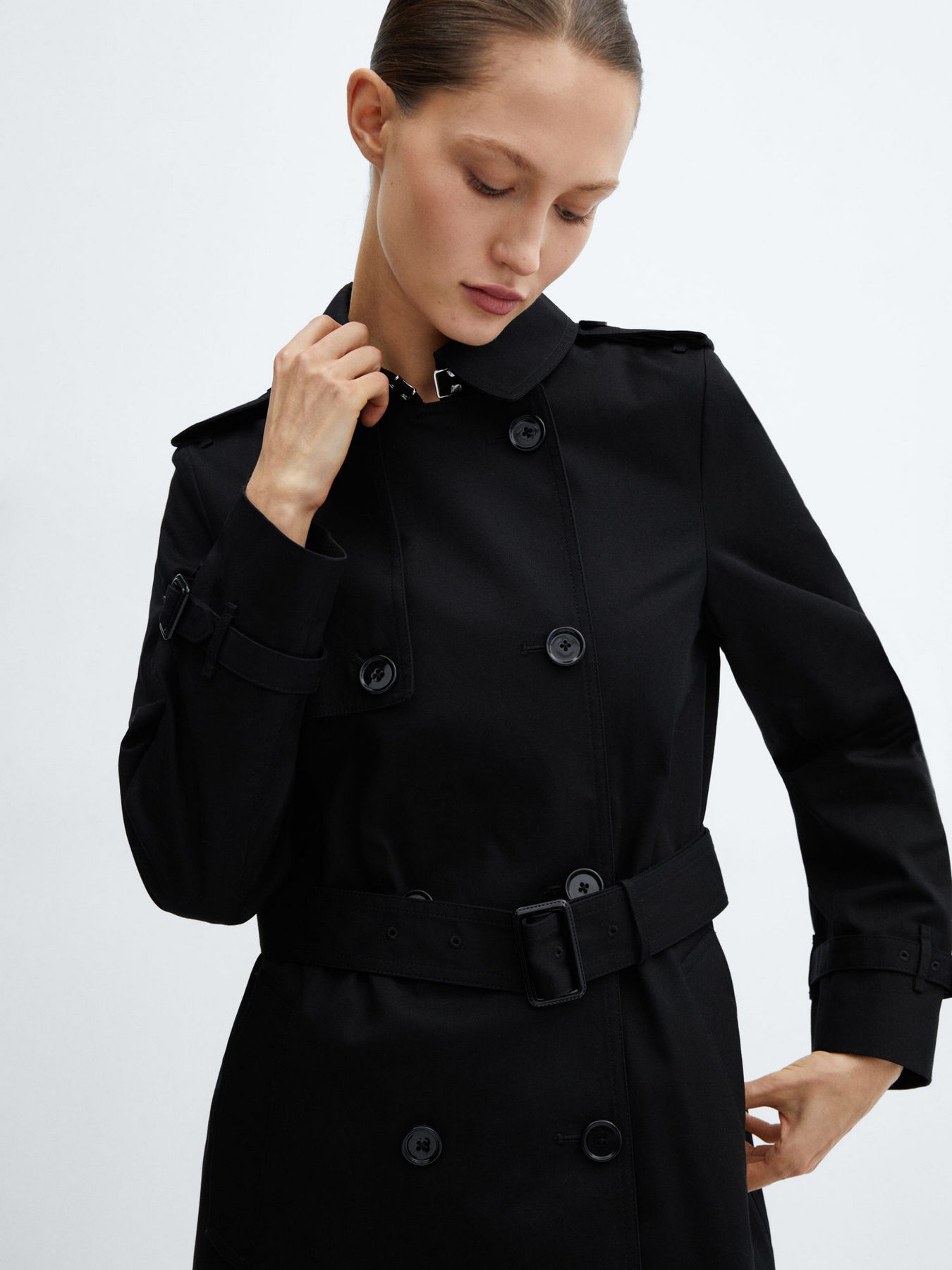 Тренч MANGO Polana модель 67084018_99 Фото