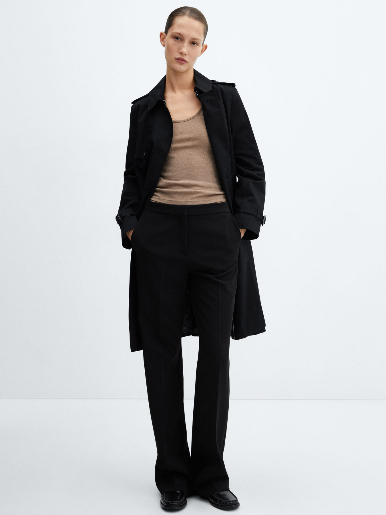 Тренч MANGO Polana модель 67084018_99 Фото