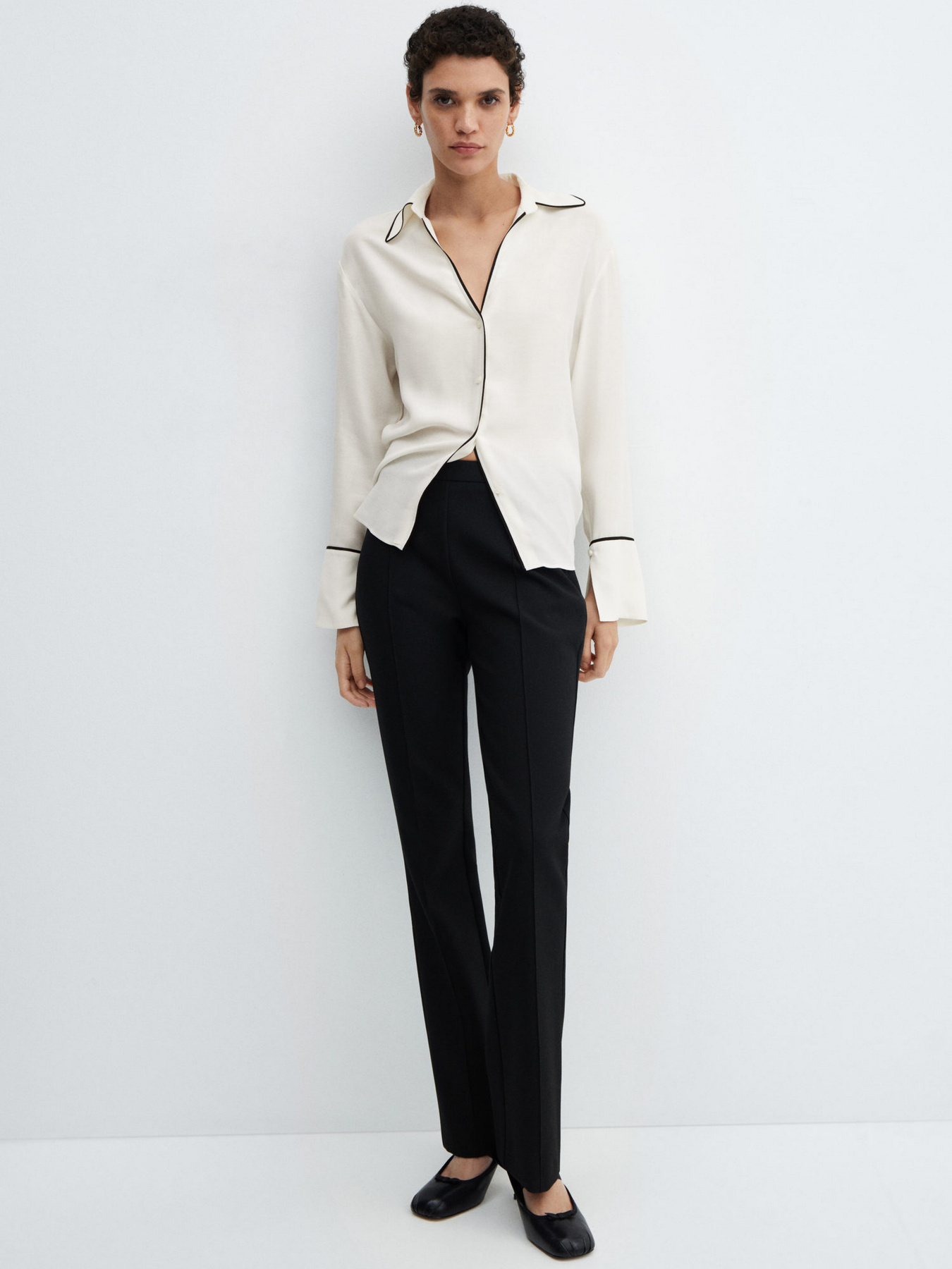 Рубашка MANGO Monna модель 67084070_5 Фото