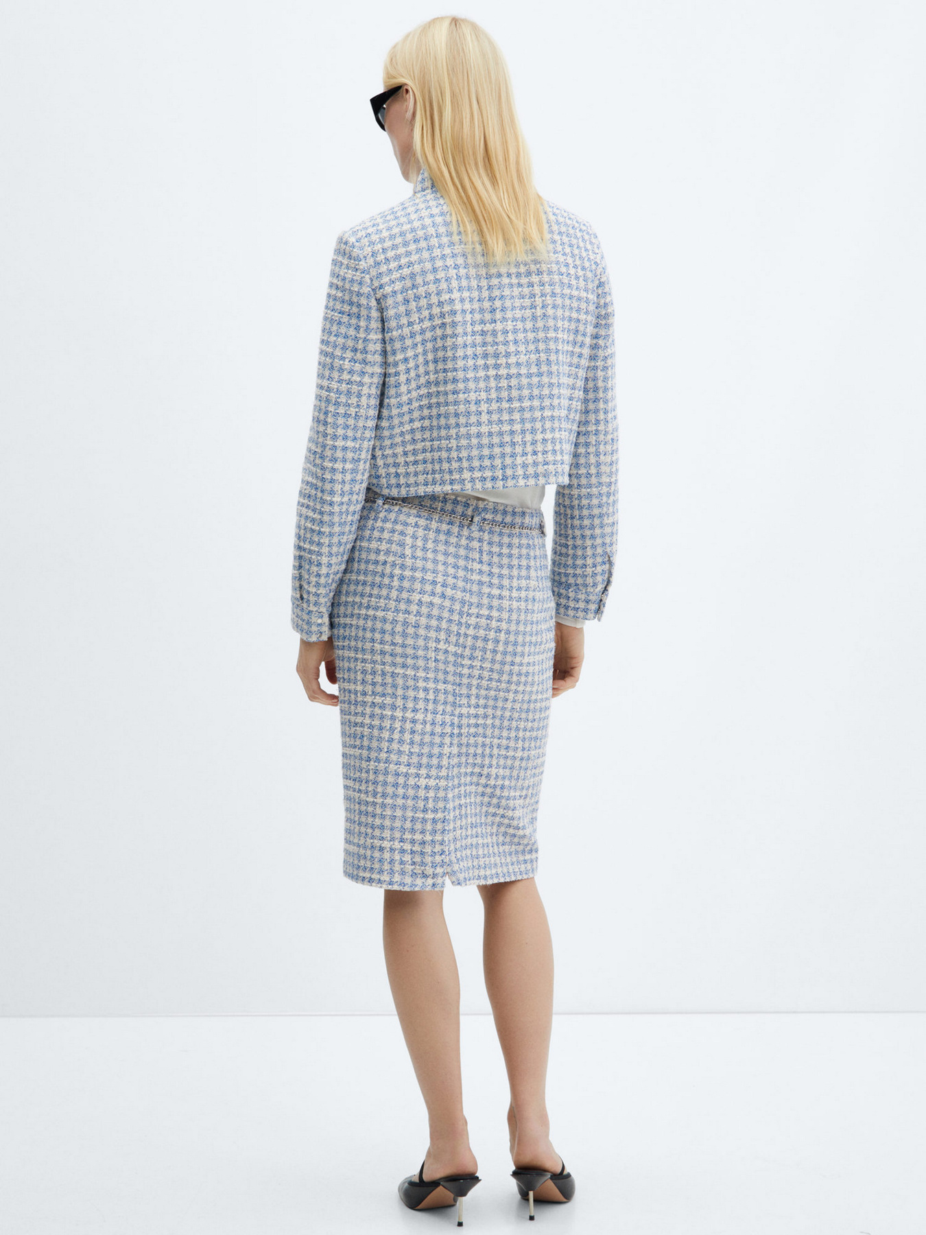 Юбка миди MANGO Bombeta модель 67084073_50 Фото