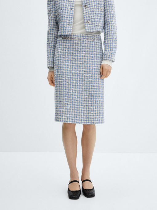 Юбка миди MANGO Bombeta модель 67084073_50 Фото