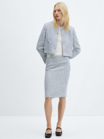 Юбка миди MANGO Bombeta модель 67084073_50 Фото