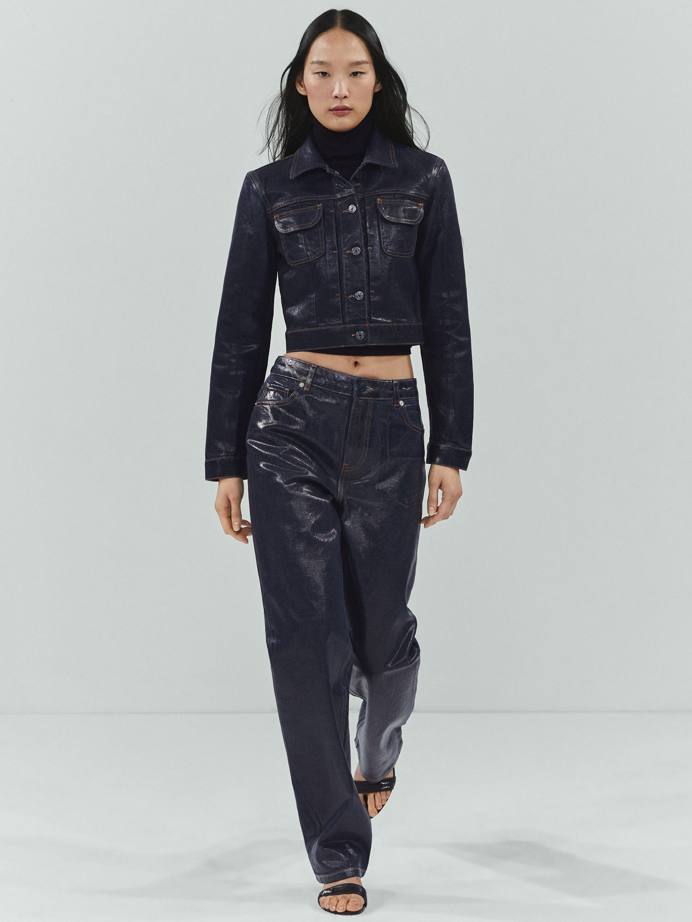 Джинсовая куртка MANGO Edeline модель 67093697_TS Фото