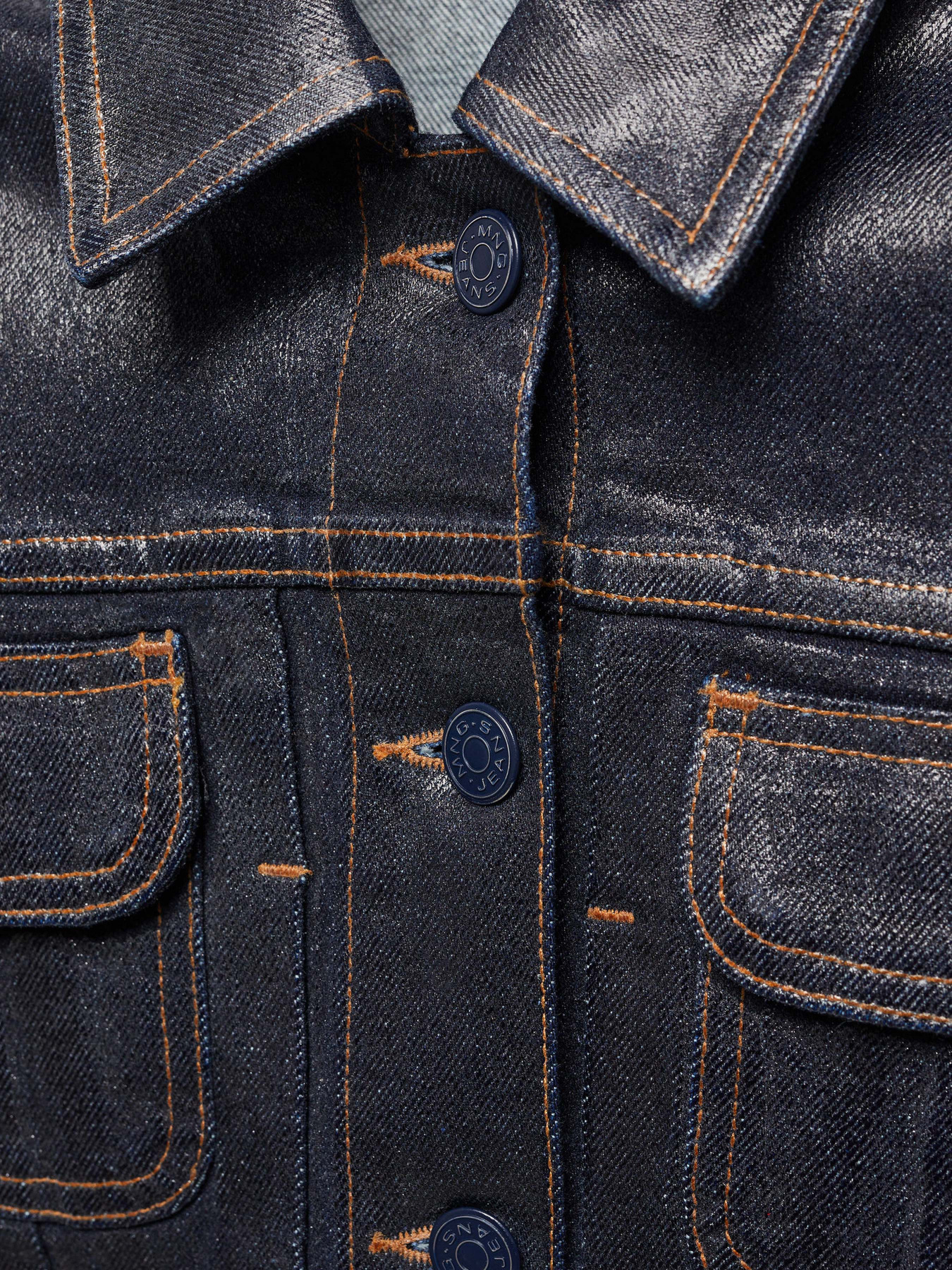 Джинсовая куртка MANGO Edeline модель 67093697_TS Фото