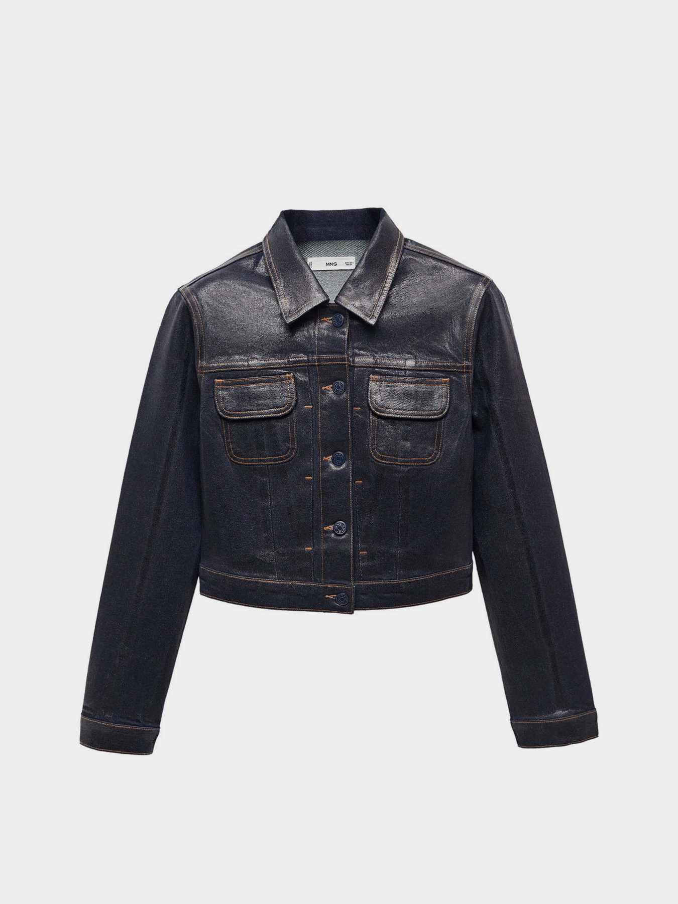 Джинсовая куртка MANGO Edeline модель 67093697_TS Фото