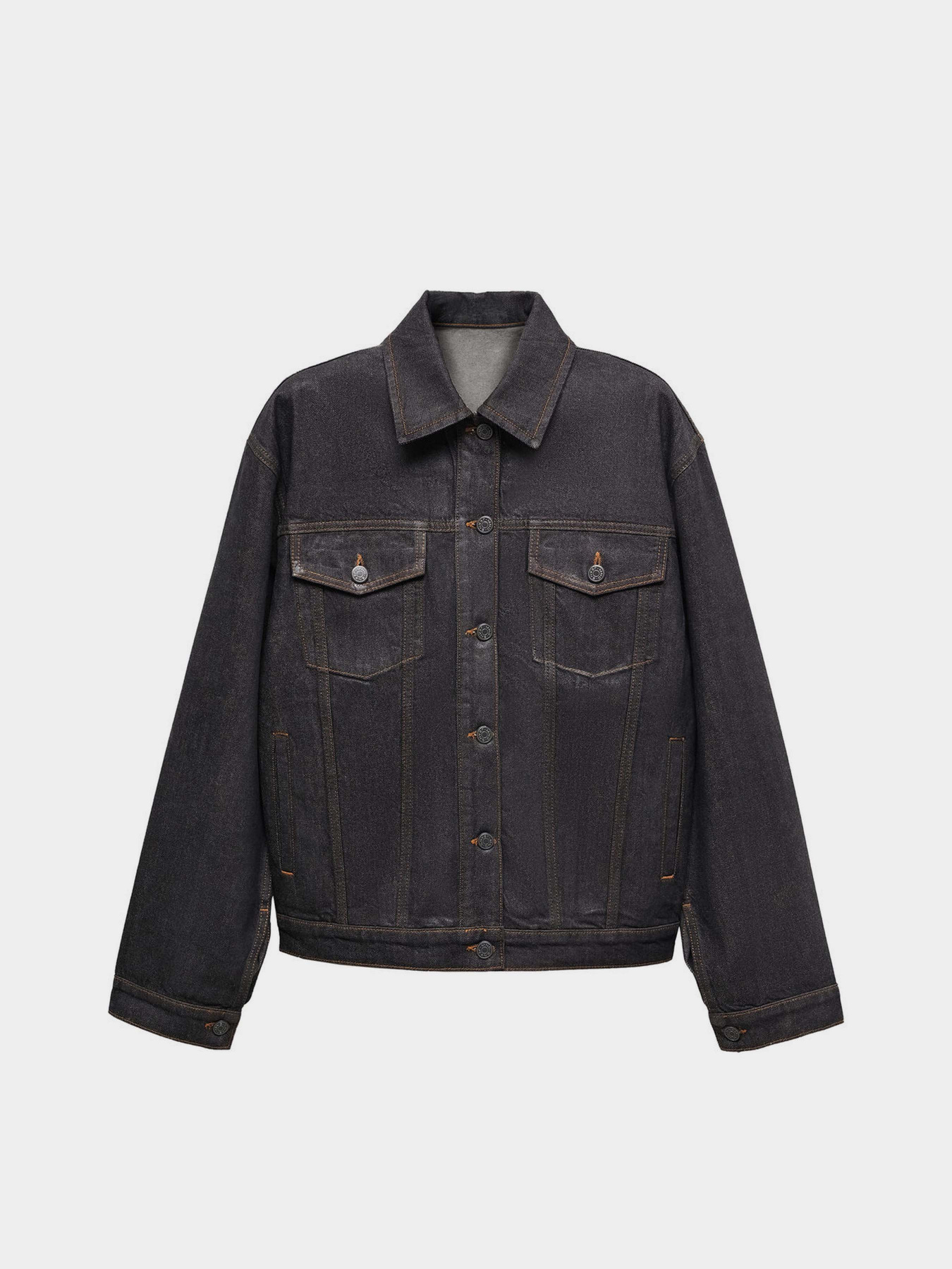 Джинсова куртка MANGO Tamara модель 67093699_TU Фото