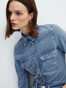 Рубашка повседневная MANGO South модель 67094022_TM Рубашка повседневная MANGO South модель 67094022_TM Фото