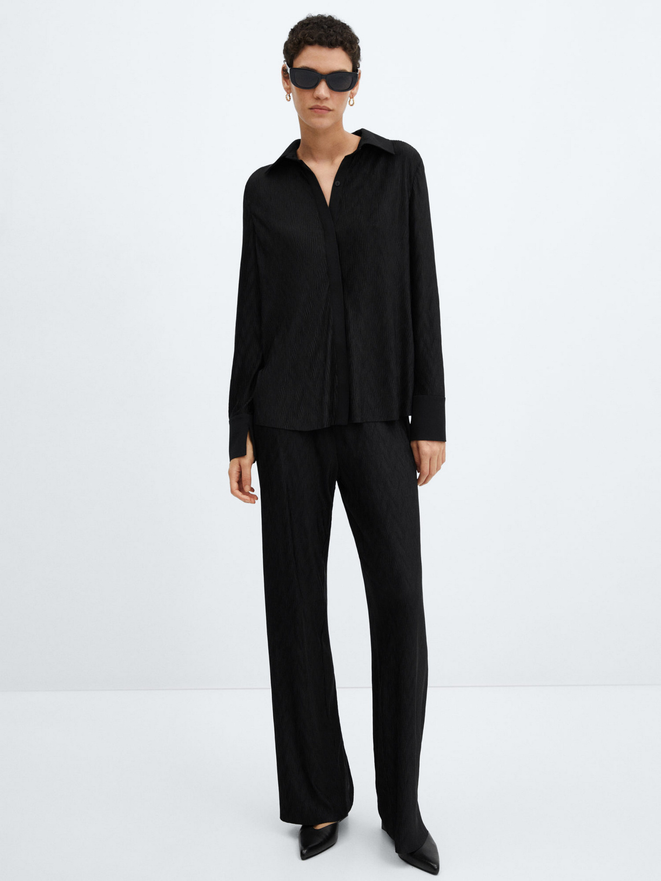 Рубашка MANGO Pili модель 67094040_99 Фото