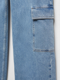 Широкие джинсы MANGO Cargo модель 67094062_TM Фото